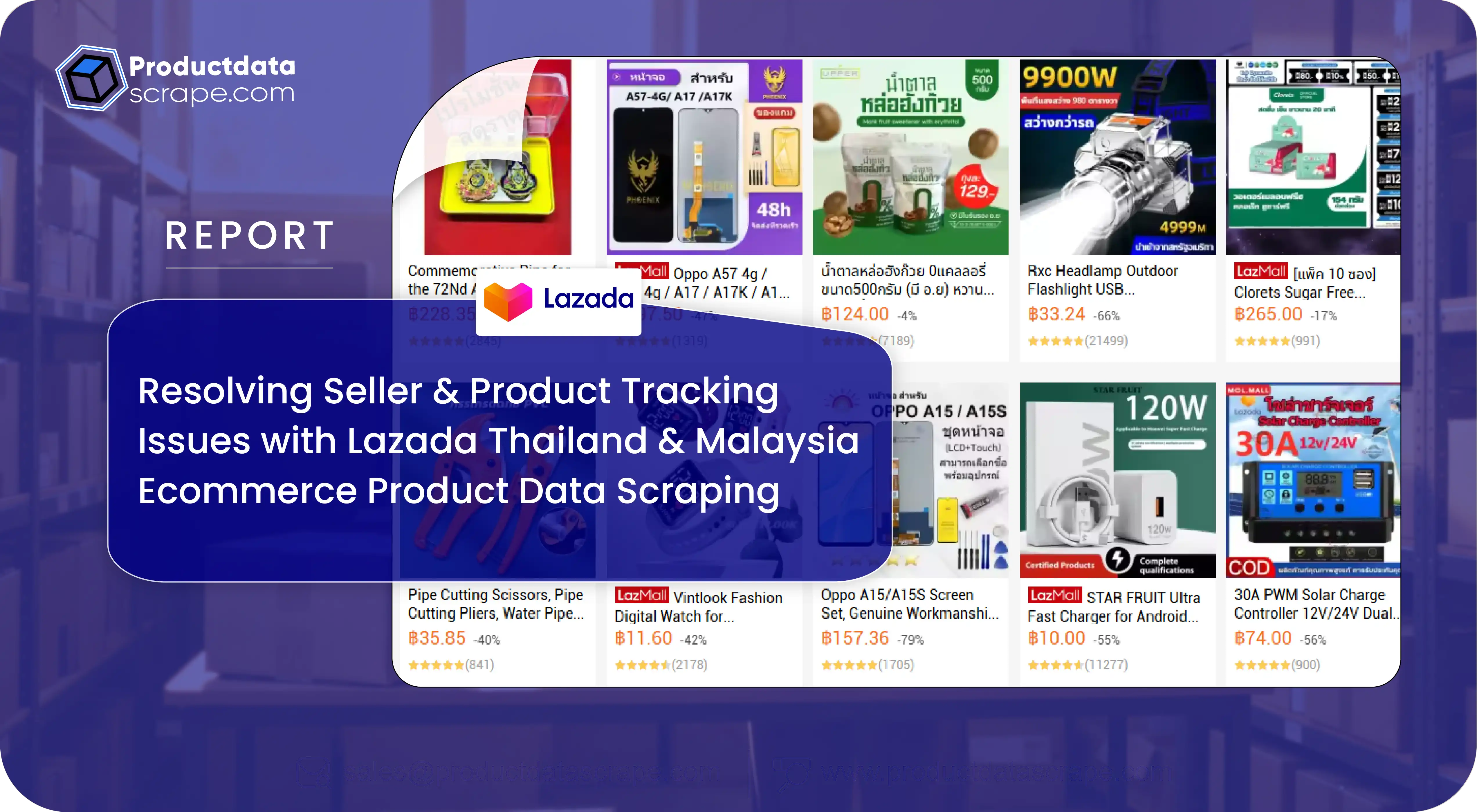 Resolving Seller & Product Tracking Issues with Lazada Thailand & Malaysia Ecommerce Product Data Scraping